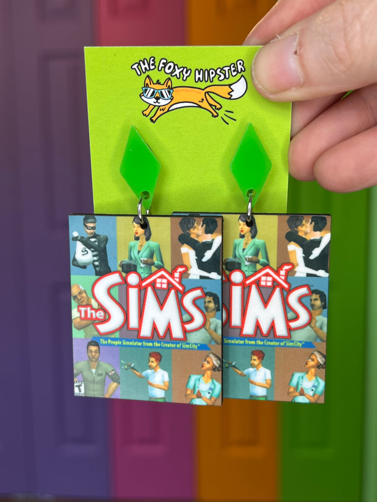 Sims PC Dangle Earrings