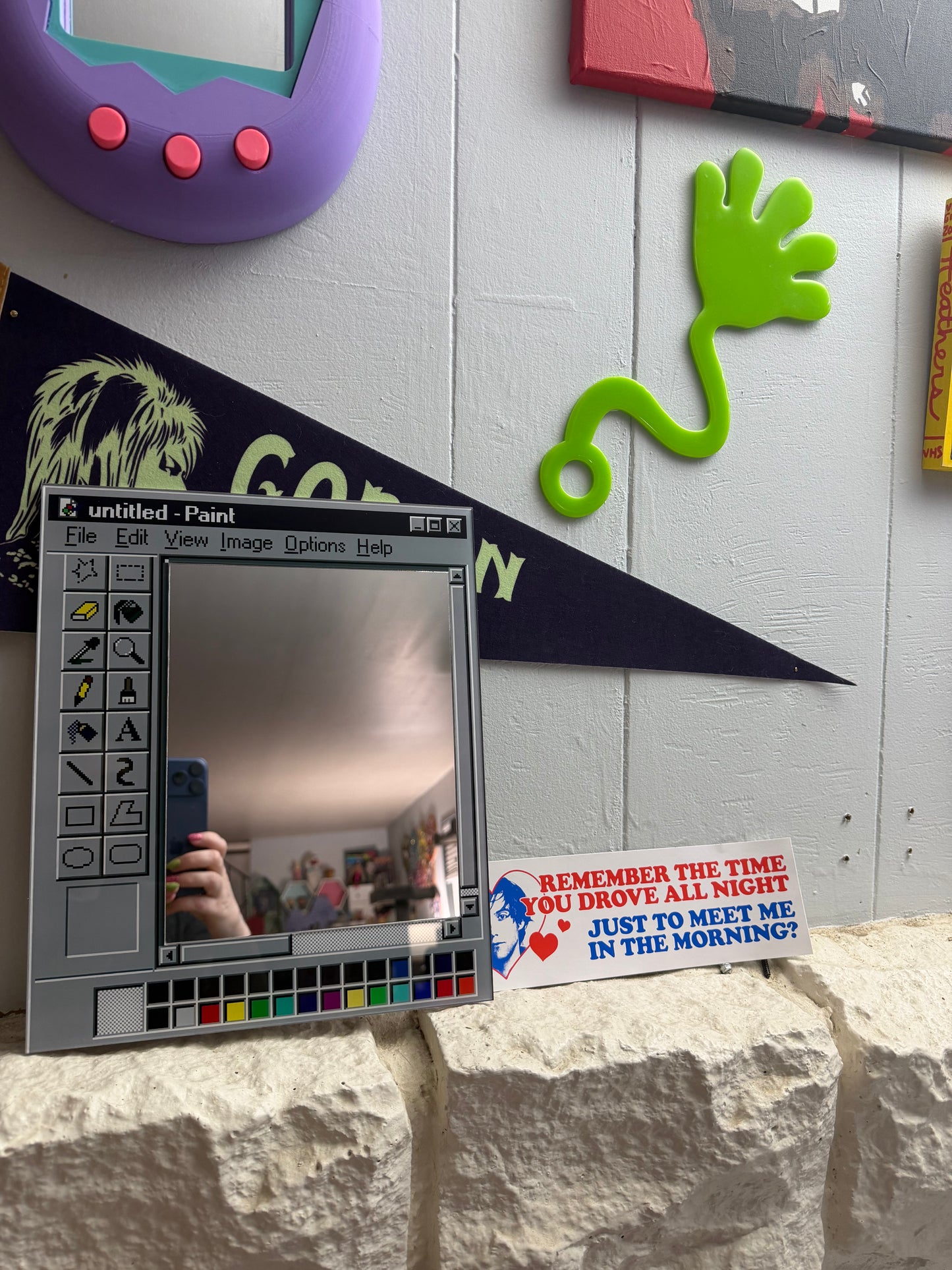 Paint 90's Wall Art Mirror