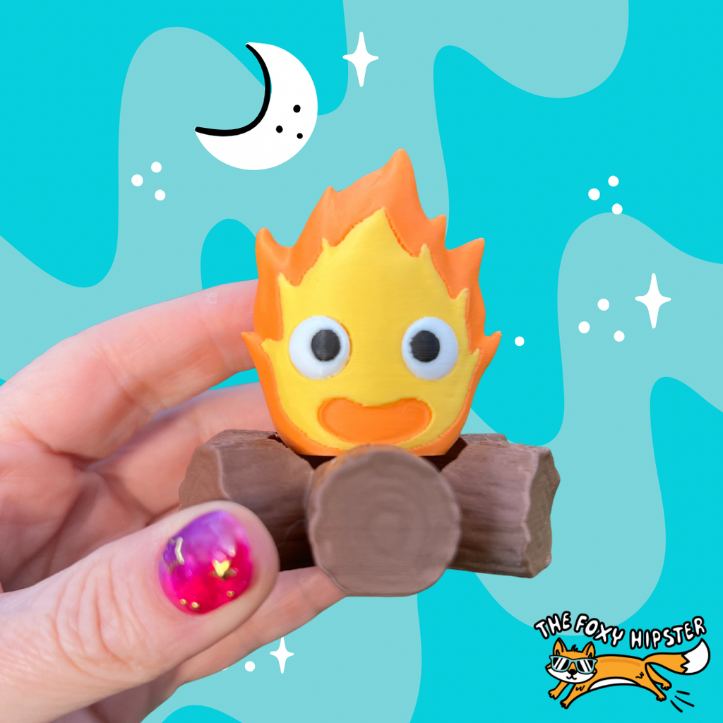Calcifer Fidget Toy Clicker