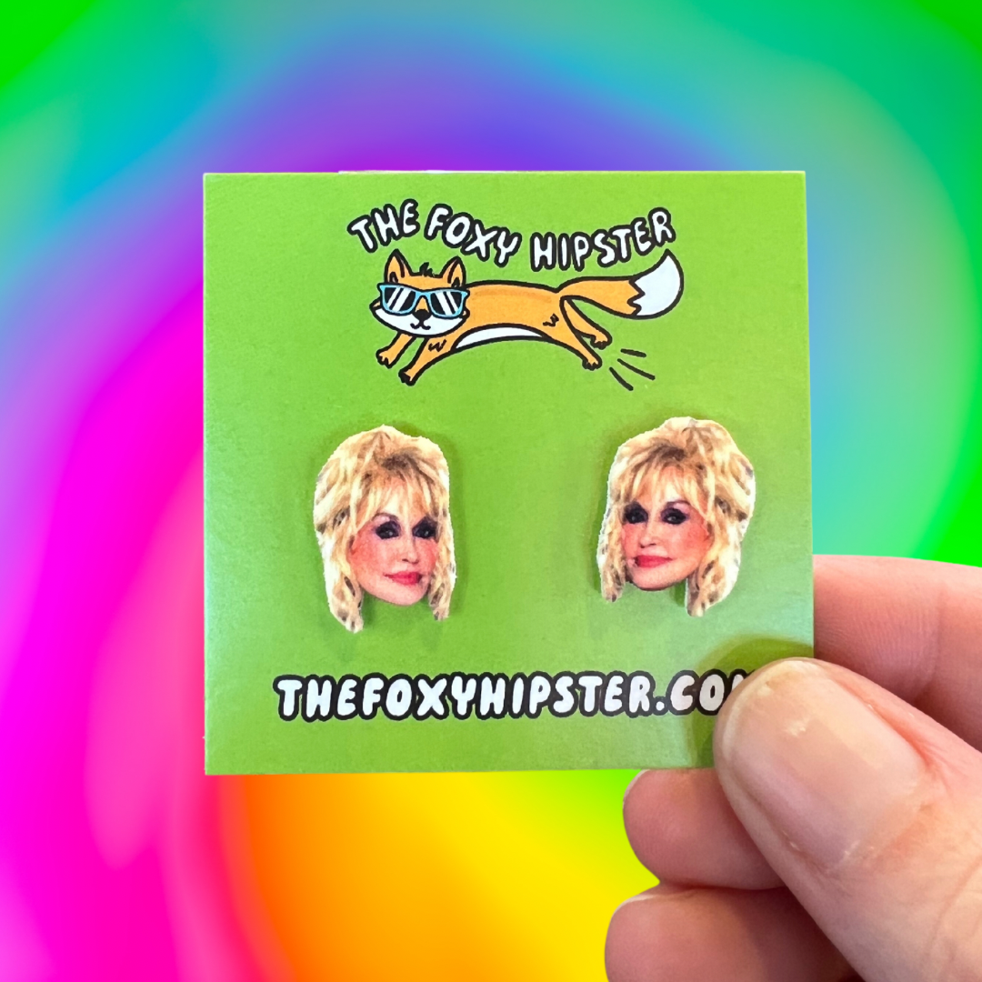 Dolly Parton stud Earrings