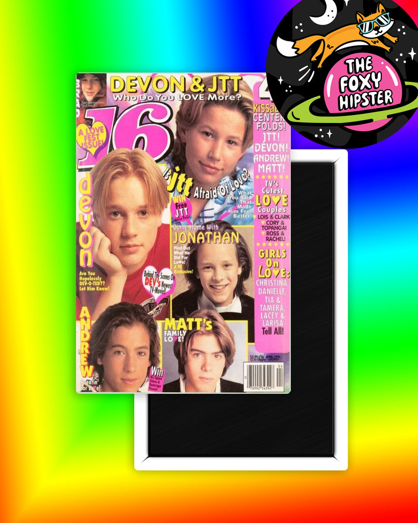 Bop BB 90's Teen Magazine Devon Sawa JTT Fridge Magnet