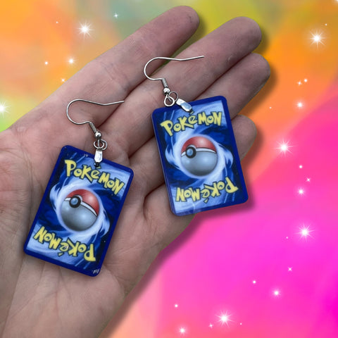 Pokémon Card Dangle Earrings