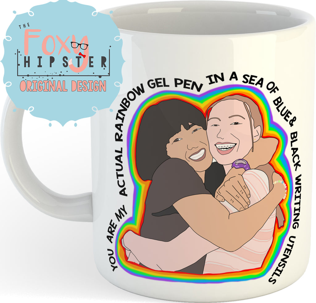 Maya and Anna 11oz coffee mug Pen15 Inspired