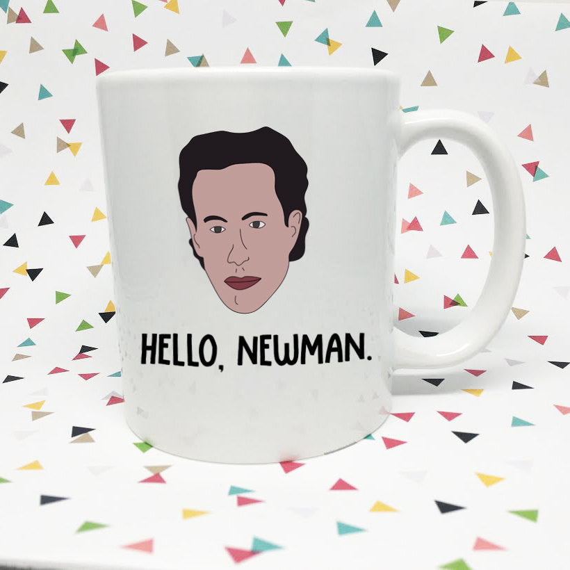 Jerry and Newman 11oz coffee mug Hello Jerry Hello Newman
