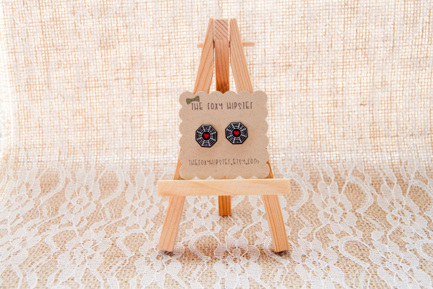 Dharma Initiative Lost Inspired Stud Earrings