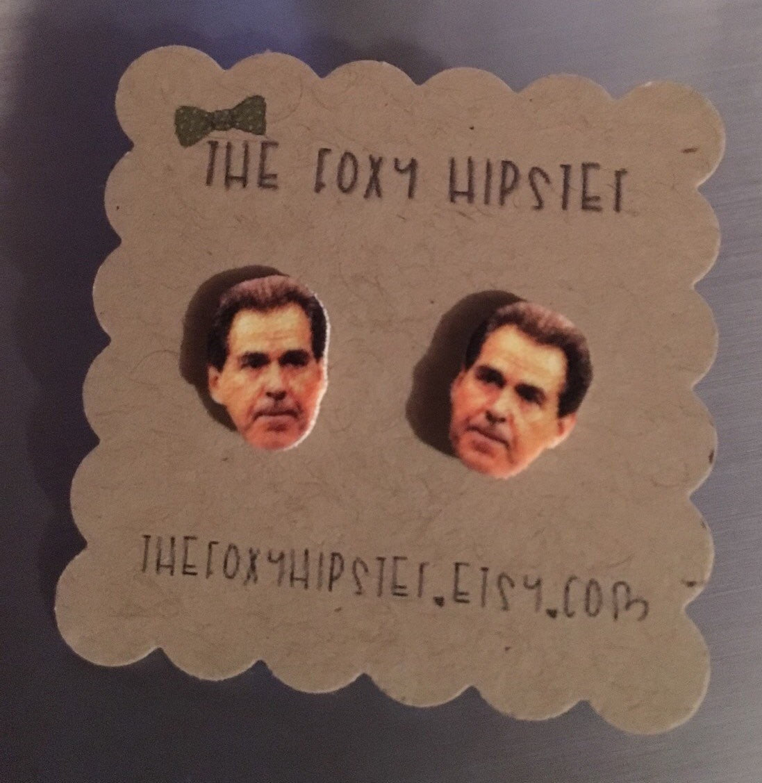Nick Saban Inspired Stud Earrings