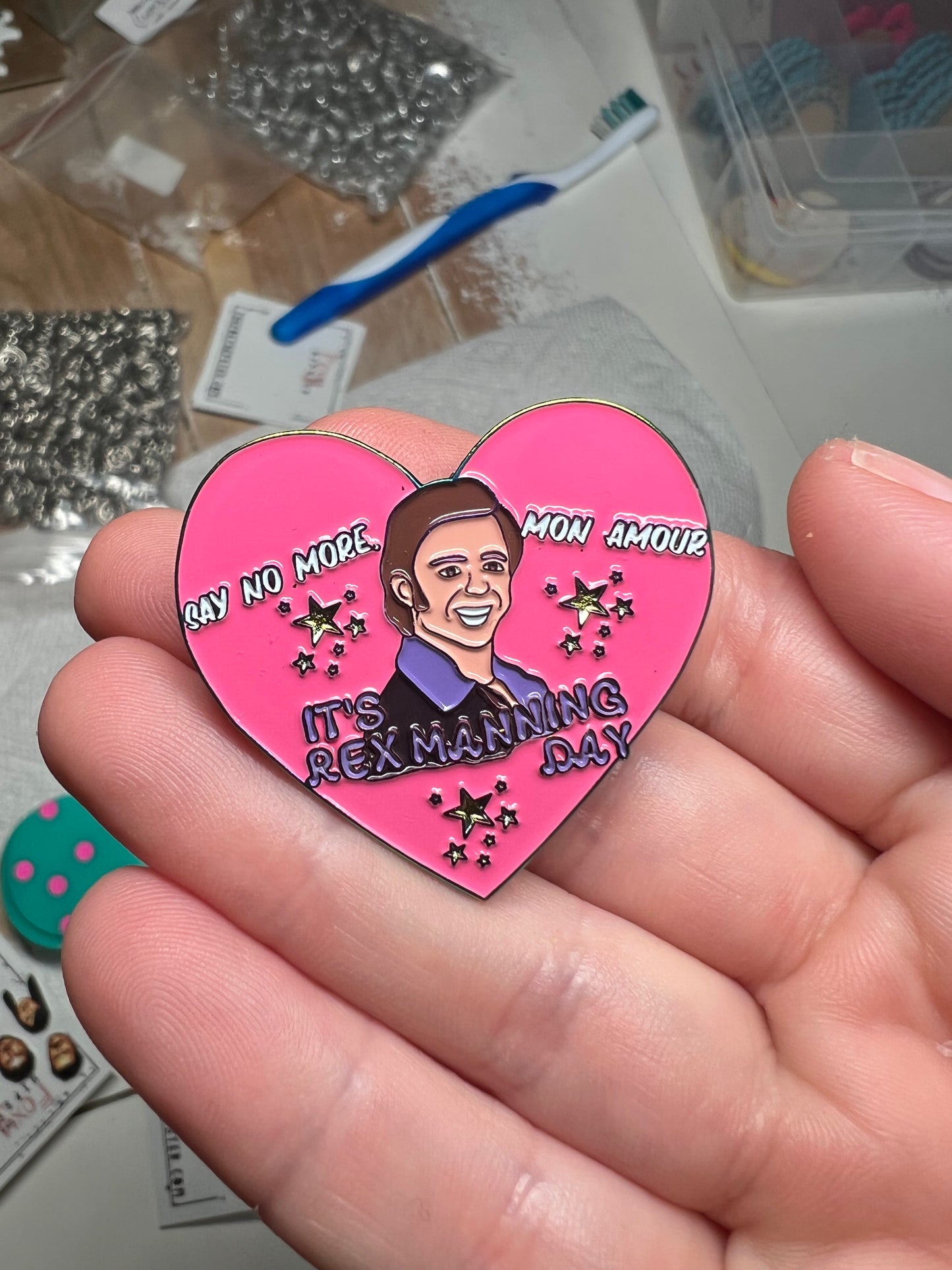 Rex Manning Enamel Pin