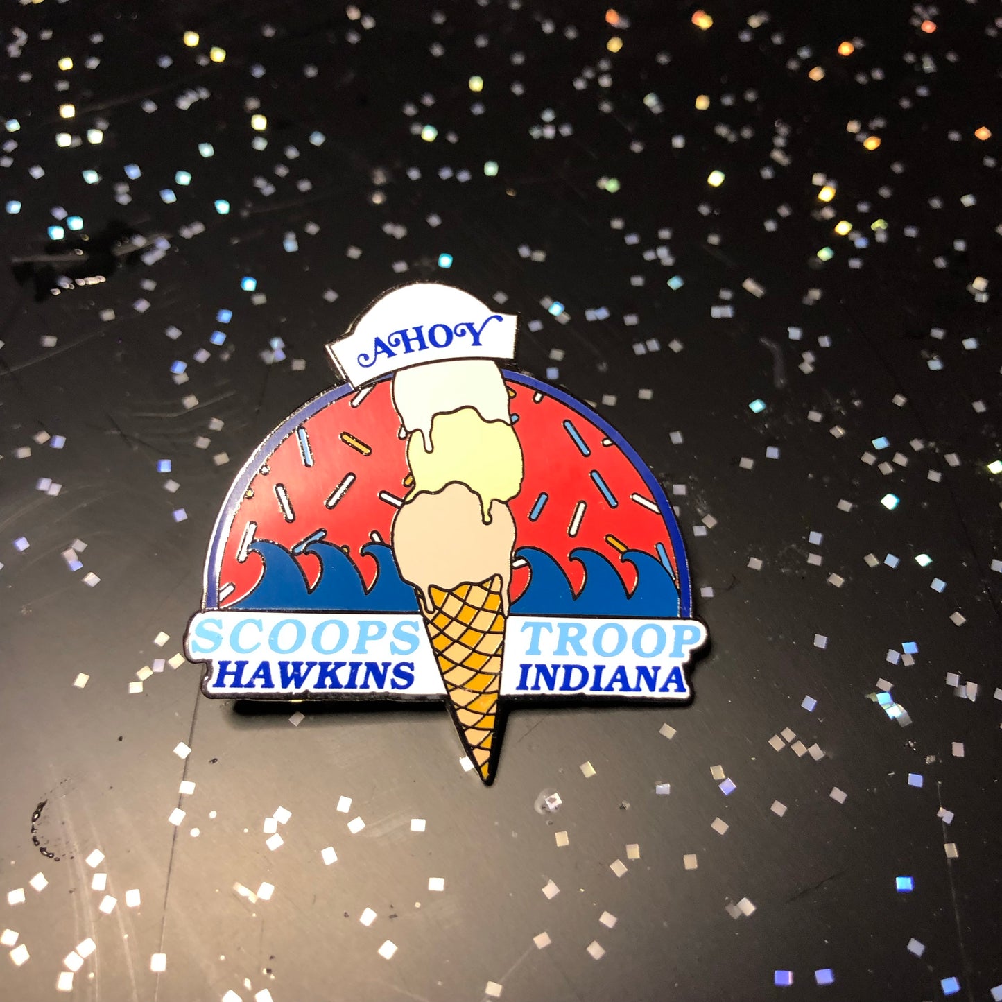 Scoops Troop Hard Enamel Pin
