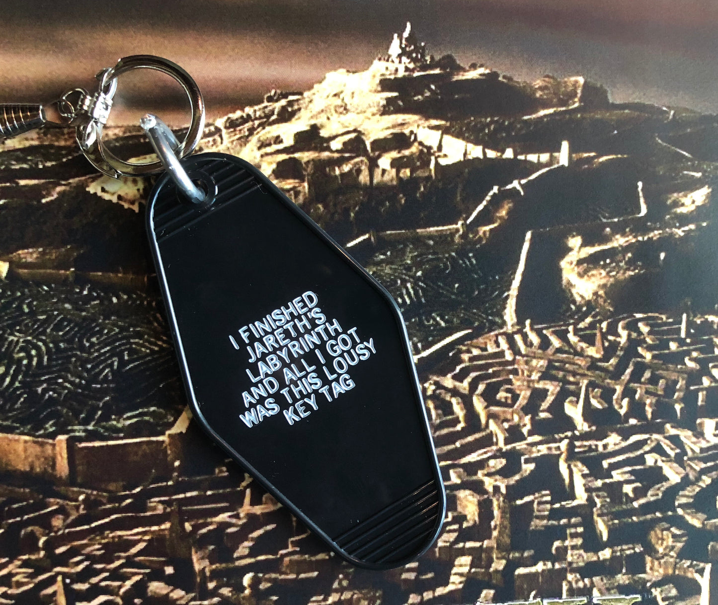 Labyrinth Key Tag