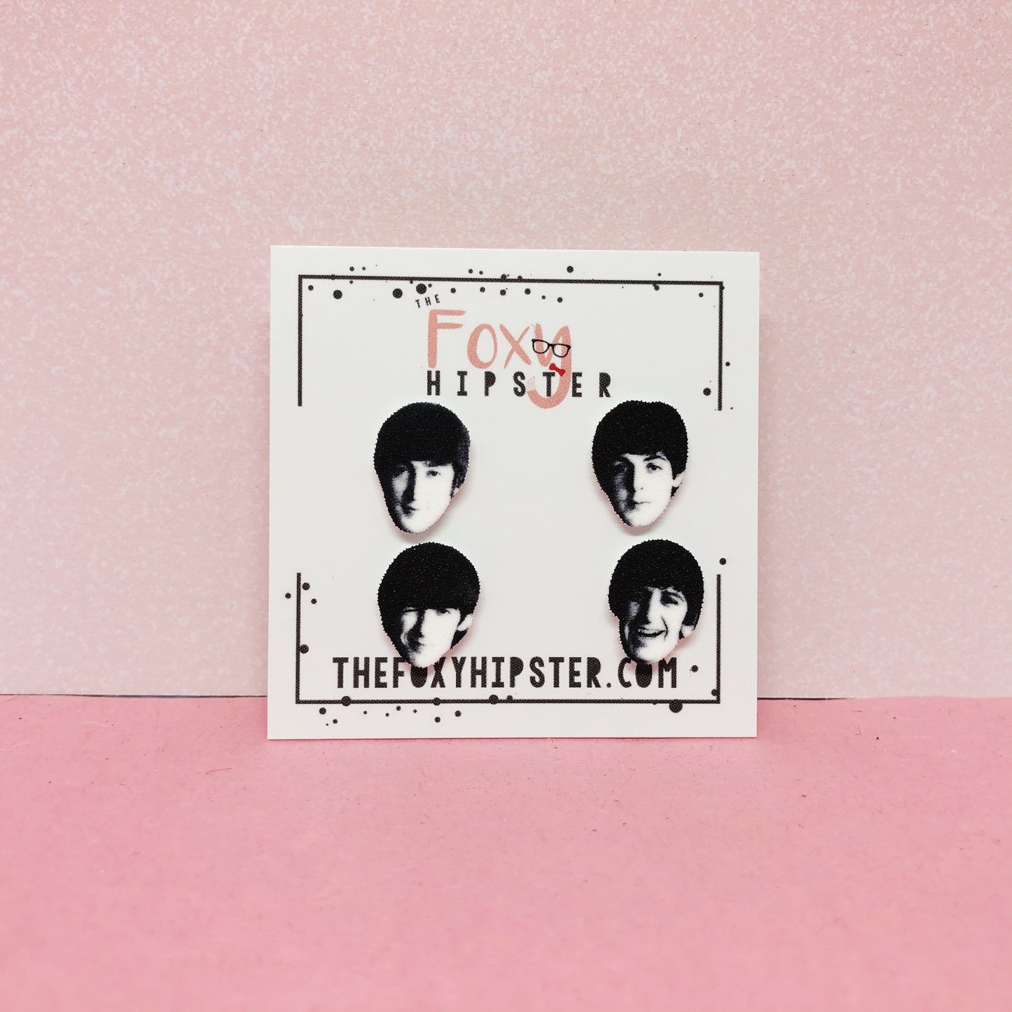 The Beatles Stud Earrings