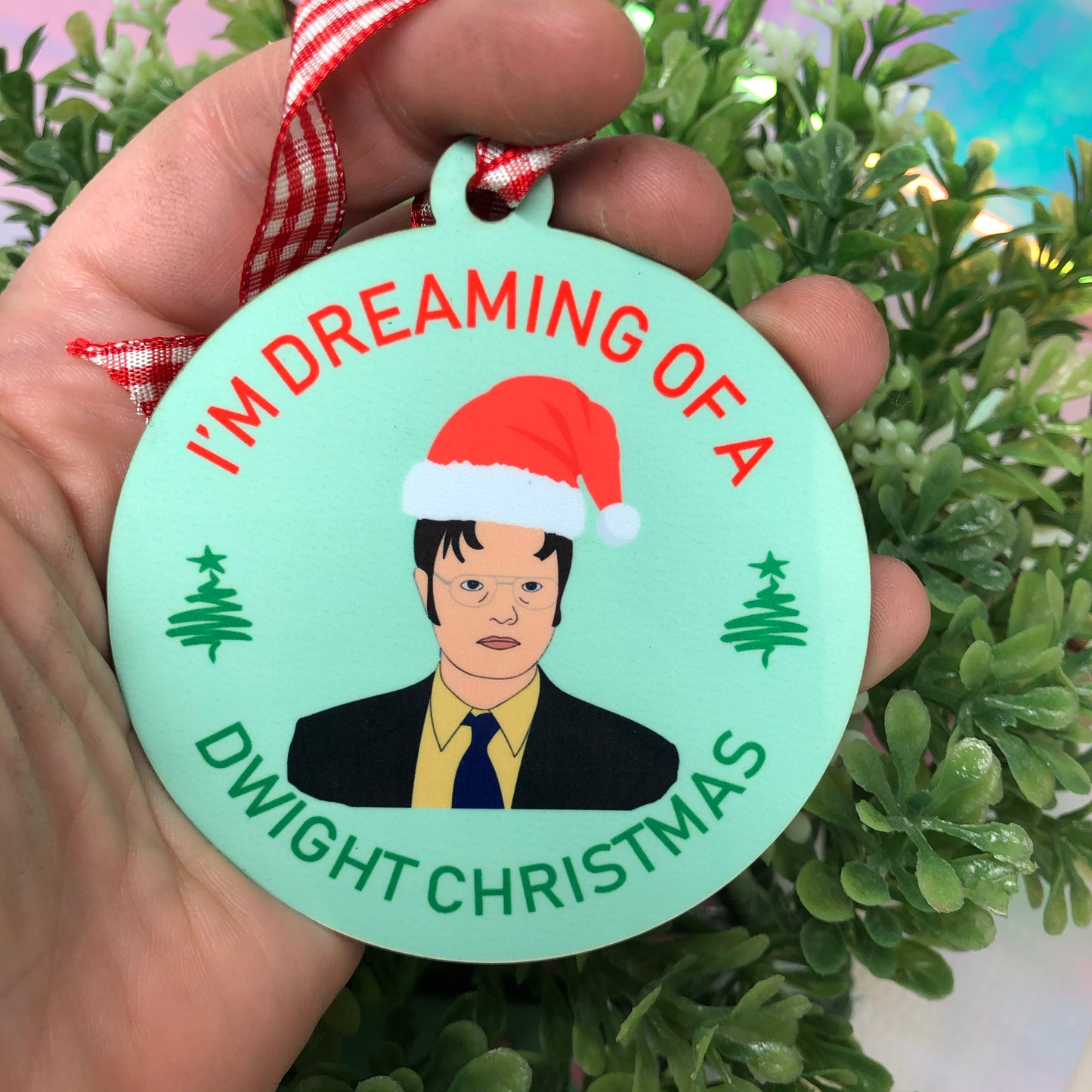 Dreaming of a Dwight Christmas The Office Christmas Ornament