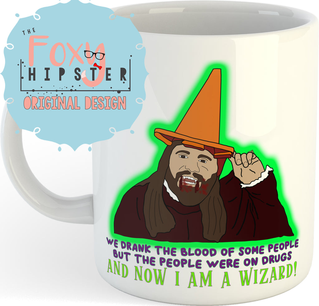 Nandor the Relentless on Drug Blood Traffic Cone 11oz Coffee Mug