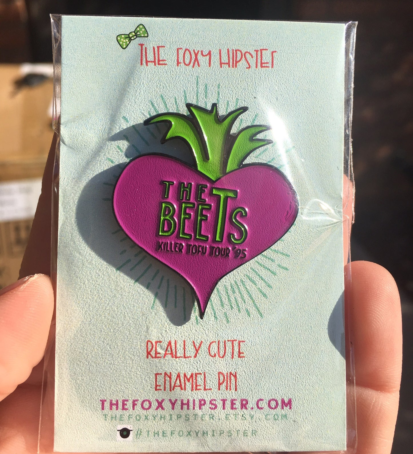 The Beets Enamel Pin