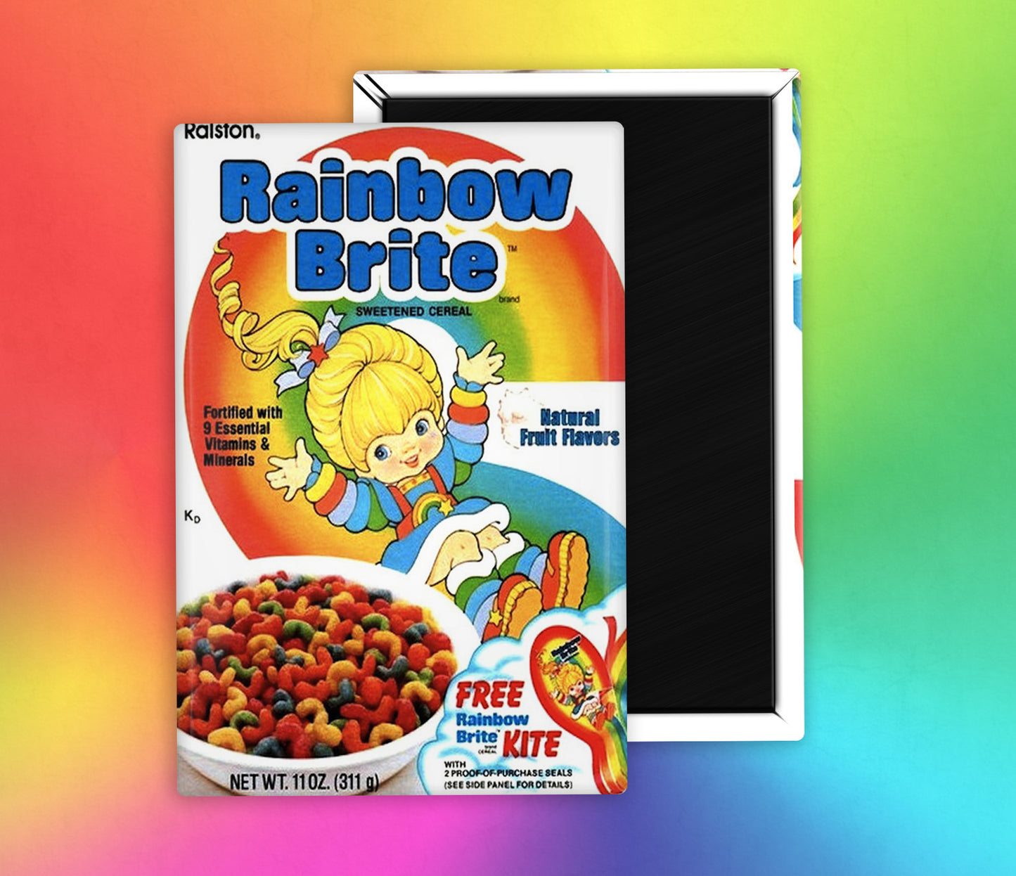 Rainbow Brite Cereal Fridge Magnet