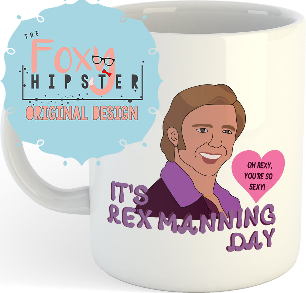 Rex Manning Day 11oz coffee mug