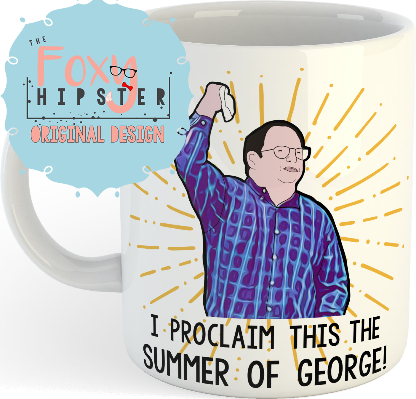 George Costanza I Proclaim This the Summer of George 11oz coffee mug Seinfeld