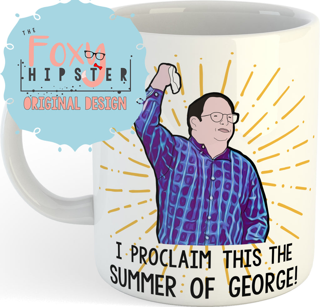 George Costanza I Proclaim This the Summer of George 11oz coffee mug Seinfeld