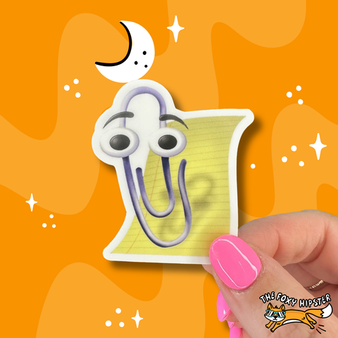Clippy Vinyl Sticker