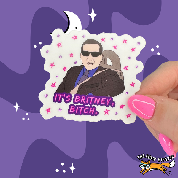 Michael Scott It’s Britney Bitch The Office Vinyl Sticker