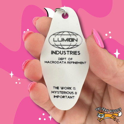 The Work is Mysterious and Important Keychain