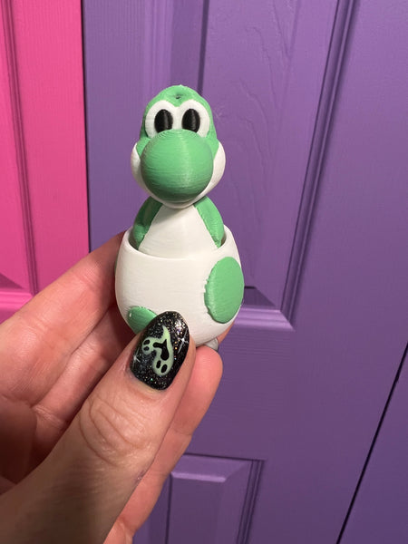 Y O S H I Fidget Toy Clicker Keychain Bag Charm