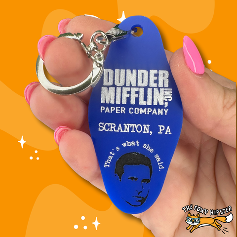 Dunder Mifflin The Office Keychain