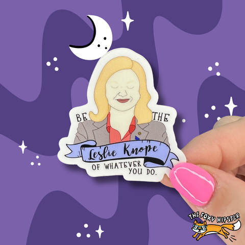 Leslie Knope Vinyl Sticker