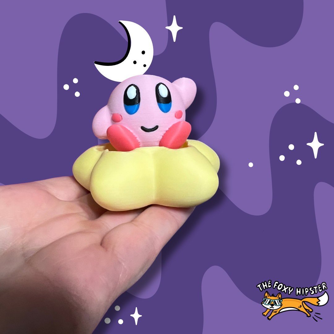 K I R B Y STAR Fidget Toy Clicker
