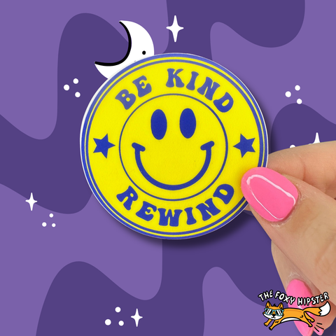 Be Kind Rewind VHS Vinyl Sticker