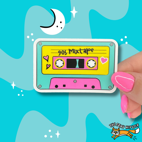 90’s Mix Tape Vinyl Sticker