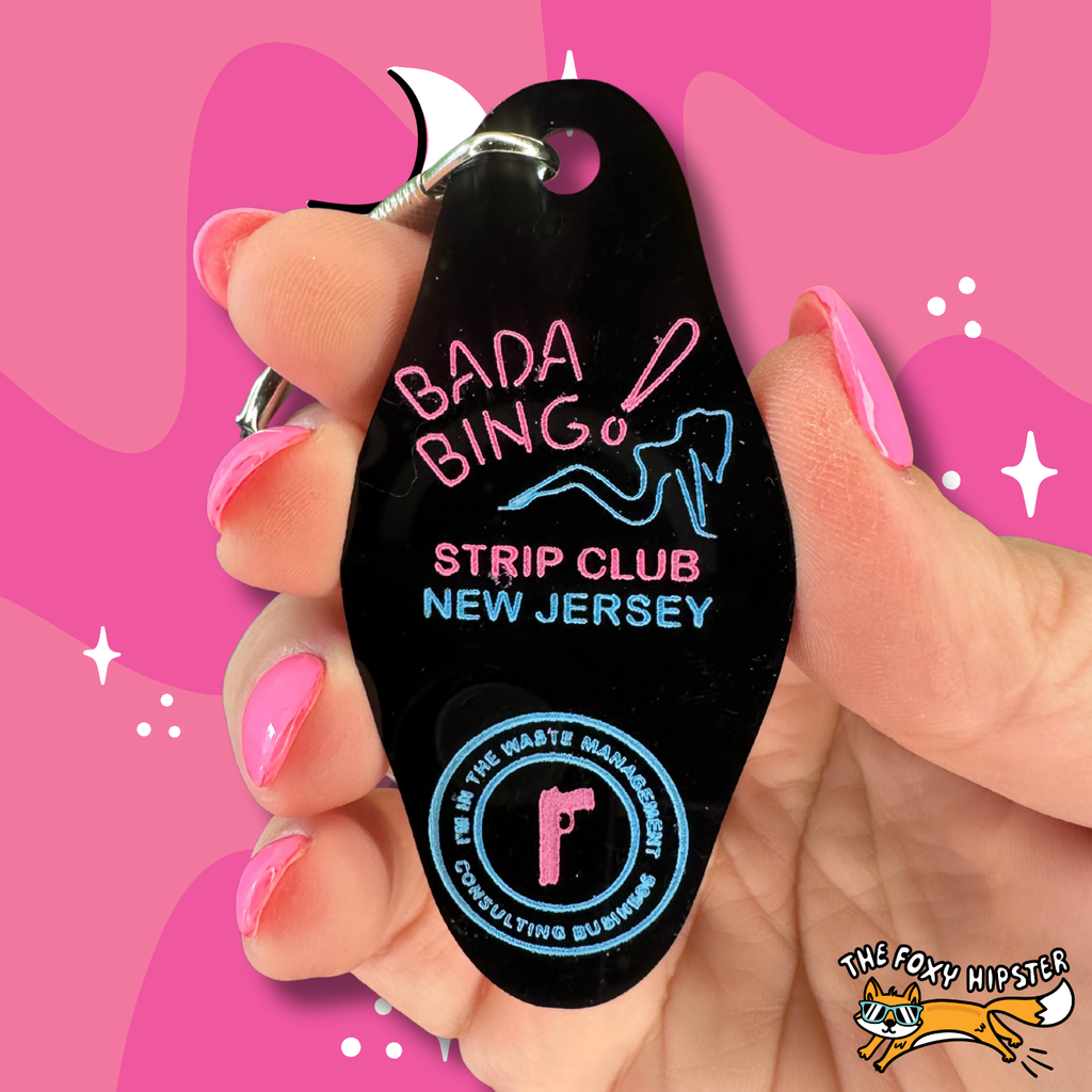 The Bada Bing Strip Club Keychain
