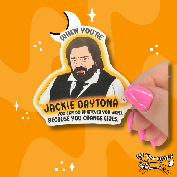 Jackie Daytona Vinyl Sticker