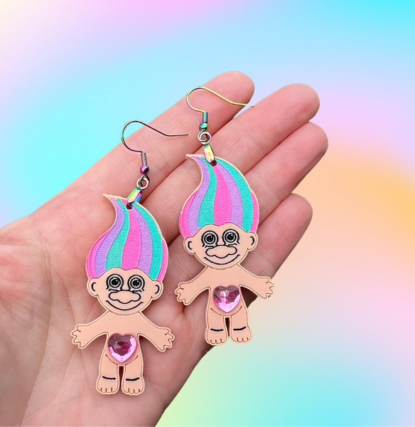 Treasure Troll Dangle Earrings
