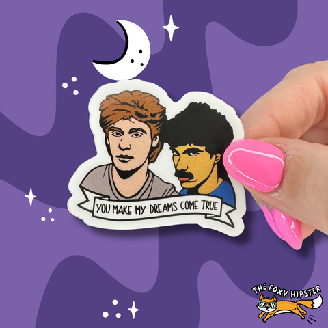 Hall and Oates Vinyl Sticker