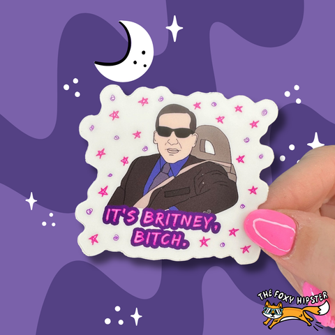 Michael Scott It’s Britney Bitch The Office Vinyl Sticker