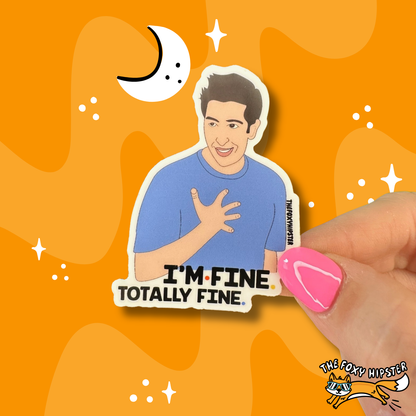 Ross Geller Friends Vinyl Sticker
