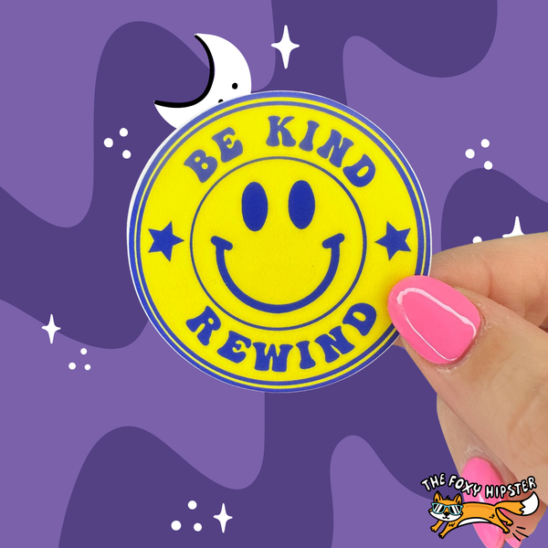 Be Kind Rewind VHS Vinyl Sticker