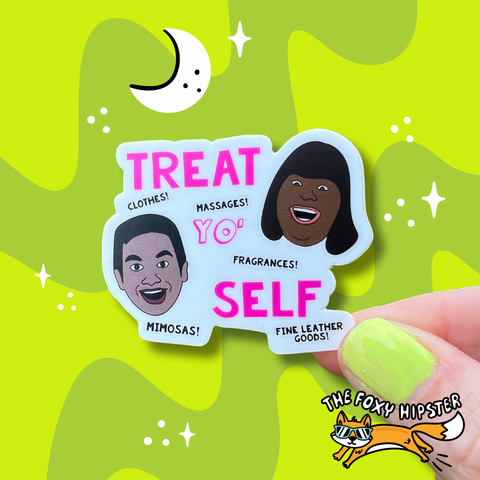 Treat Yo Self Vinyl Sticker