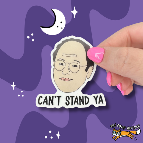 George Costanza Seinfeld Vinyl Sticker