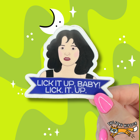 Heathers Lick it up Vinyl Sticker