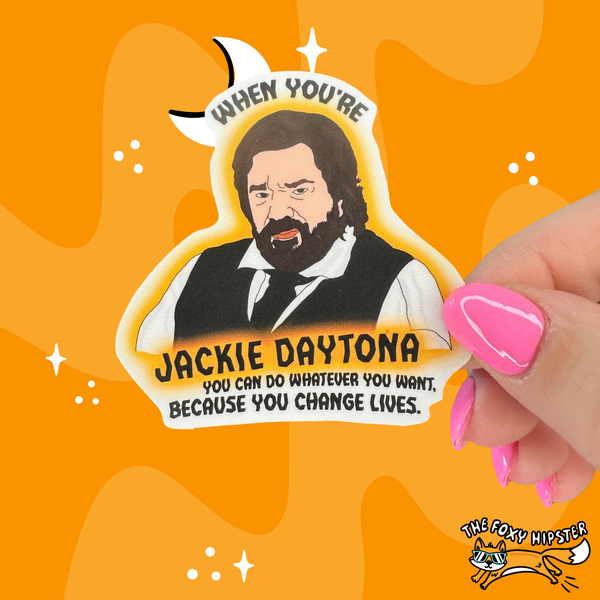 Jackie Daytona Vinyl Sticker