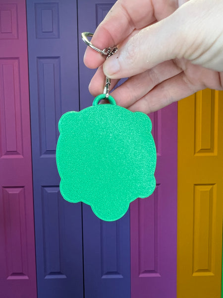 Turtle Childhood Sandbox Fidget Toy Clicker Keychain