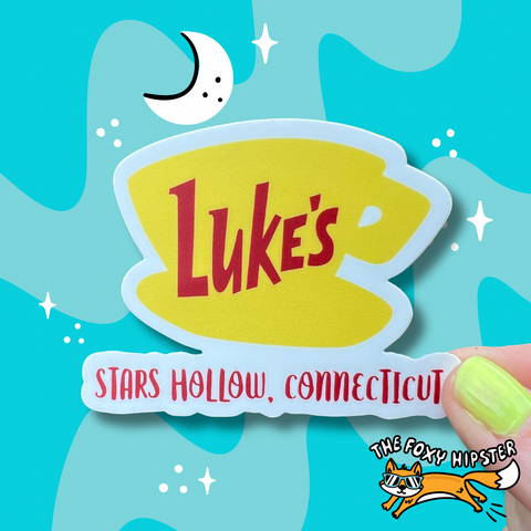 Luke's Diner Vinyl Sticker