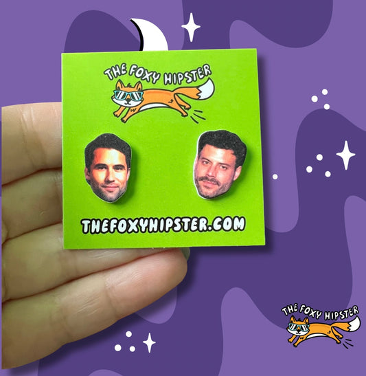 Scott Hunter and Kip Stud Earrings