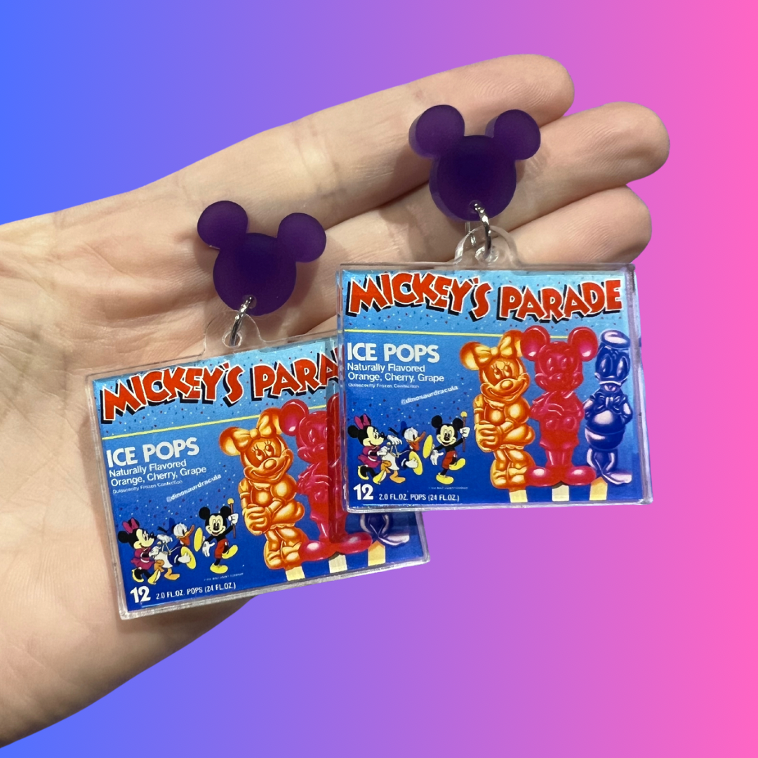 Mickey’s Parade 90’s Popsicle Dangle Earrings