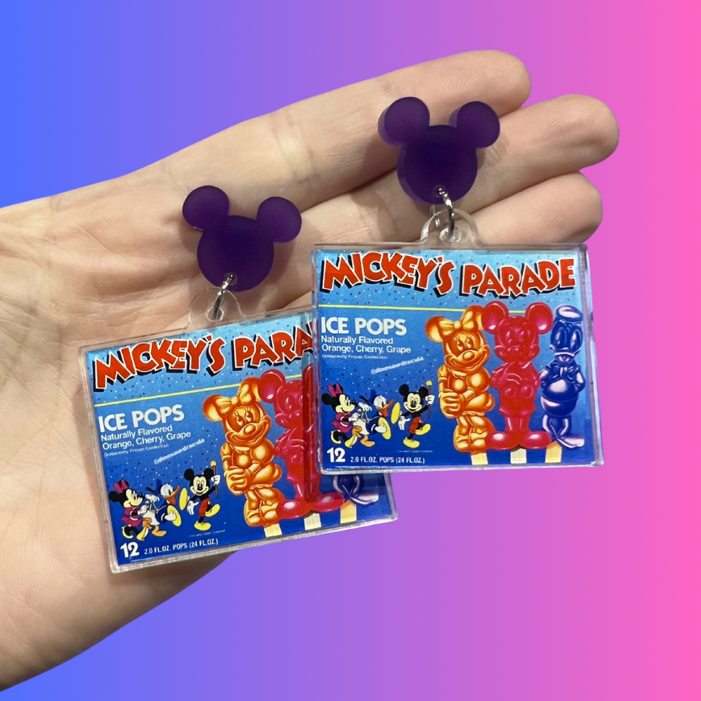 Mickey’s Parade 90’s Popsicle Dangle Earrings