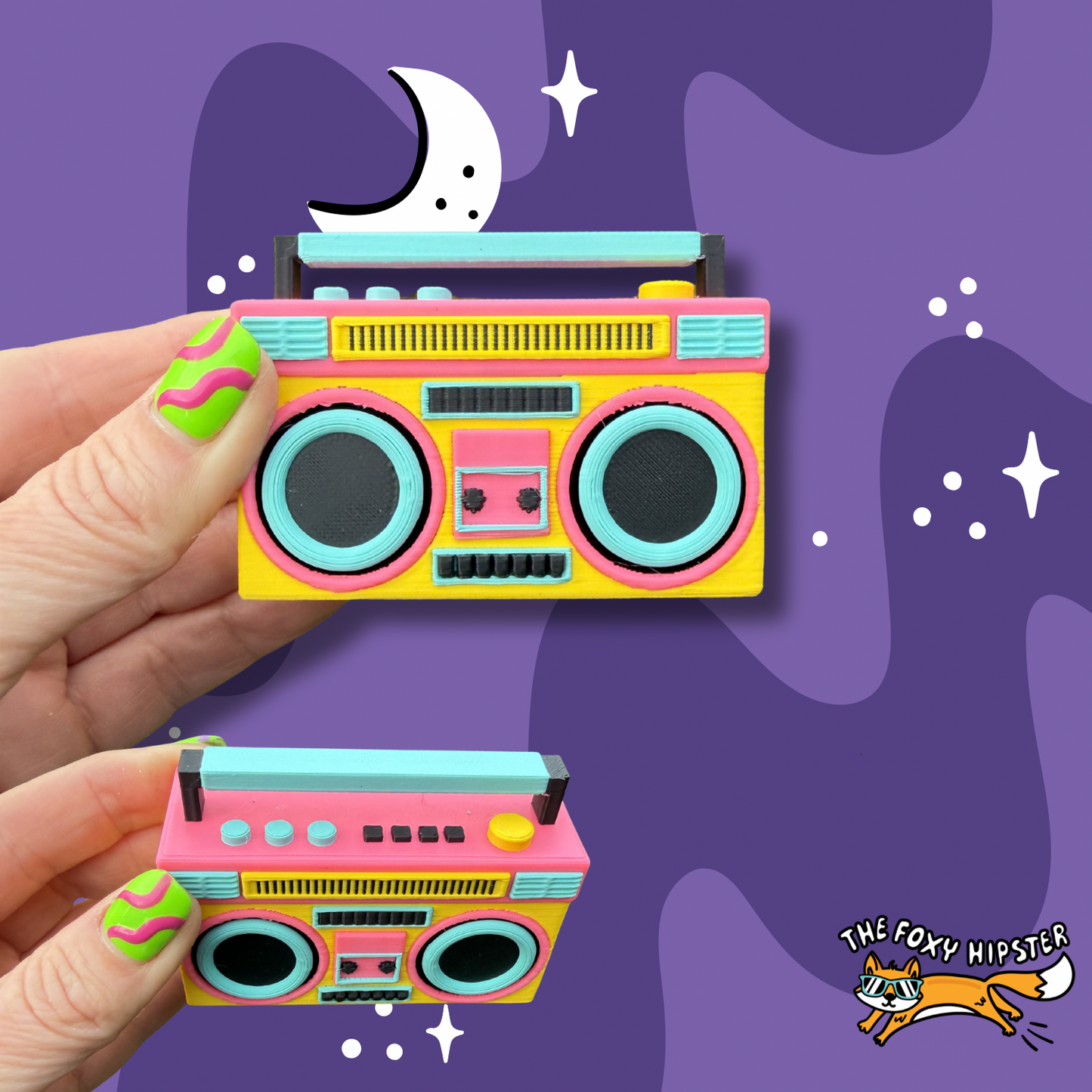 Boombox Fidget Clicker  2 Clicks