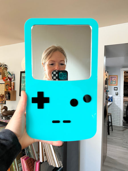 Retro Game System Wall Art Mirror