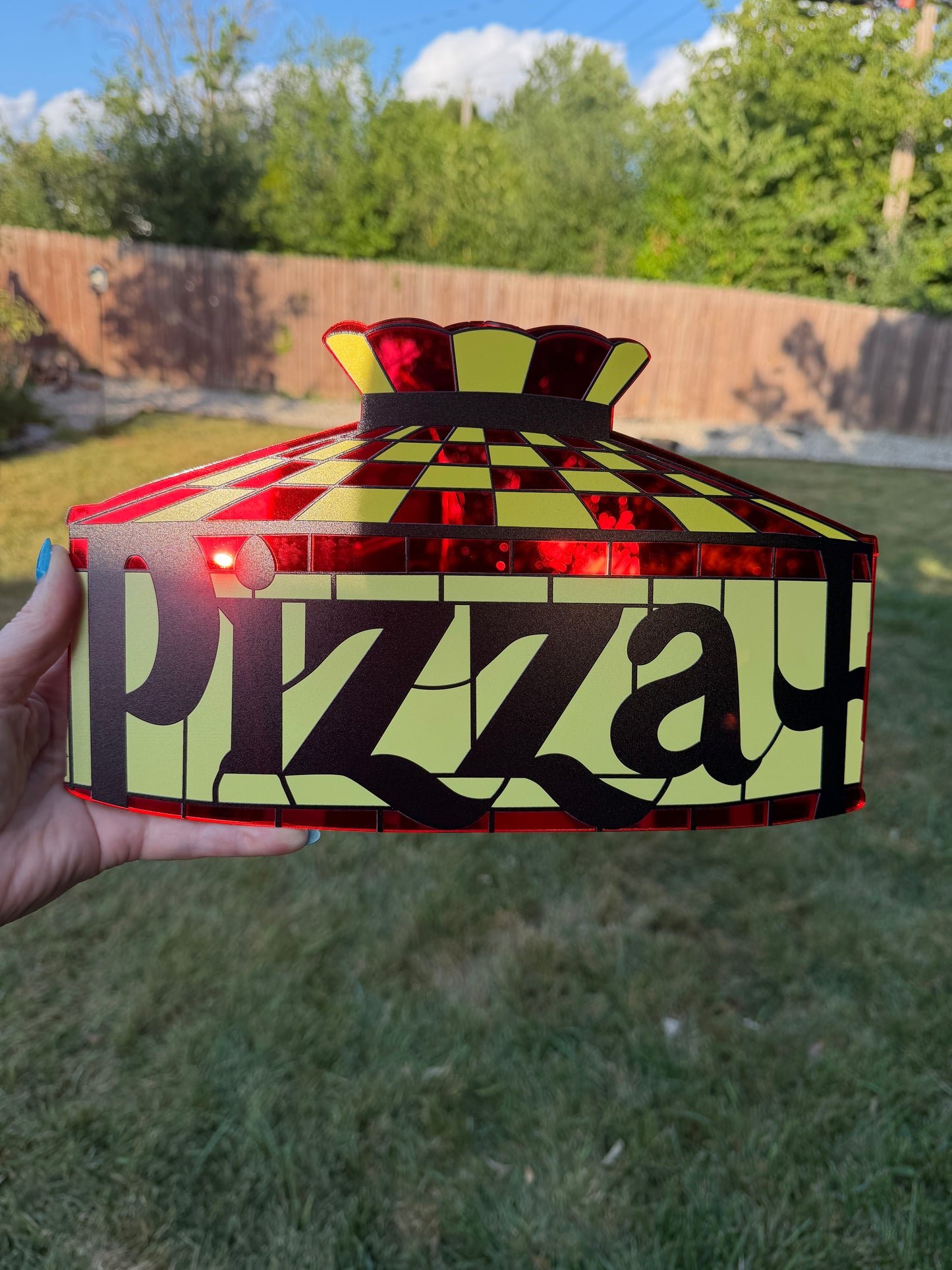Pizza Hut Chandelier Nostalgic Wall Art