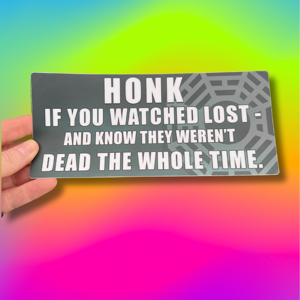 LOST Bumper Sticker